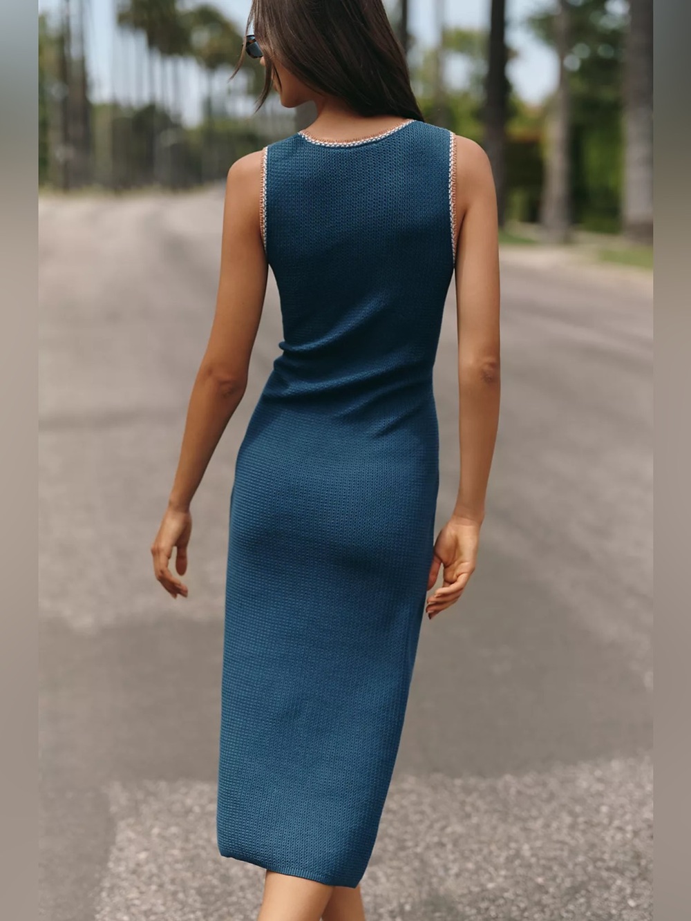 NWT Varley Mikel Knit Midi Dress - Picture 2 of 3